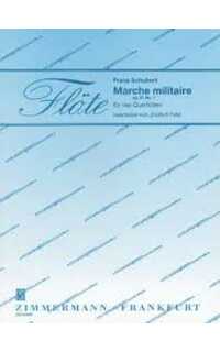 schubert f. - marcha militar op.51.1 - 4 flautas